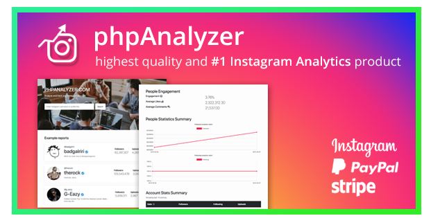 instagram analytics PHP